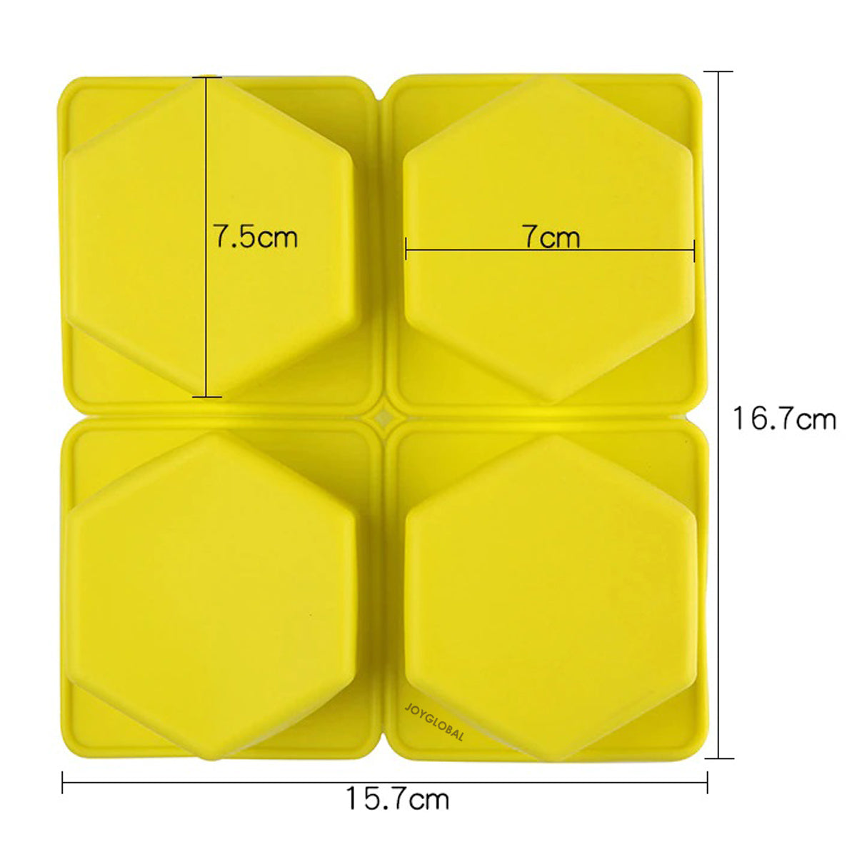Silicone Hexagon Mould 120 Grams JoyGlobal