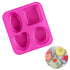 Silicone Circle Square Oval Heart Mould