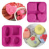 Silicone Circle Square Oval Heart Mould