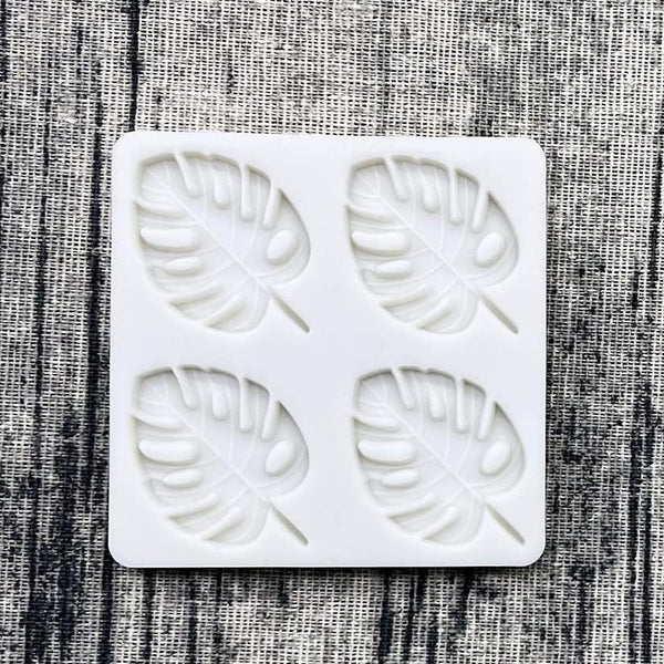 Silicone Monstera Tropical Leaves Candle Mould - Premium Quality