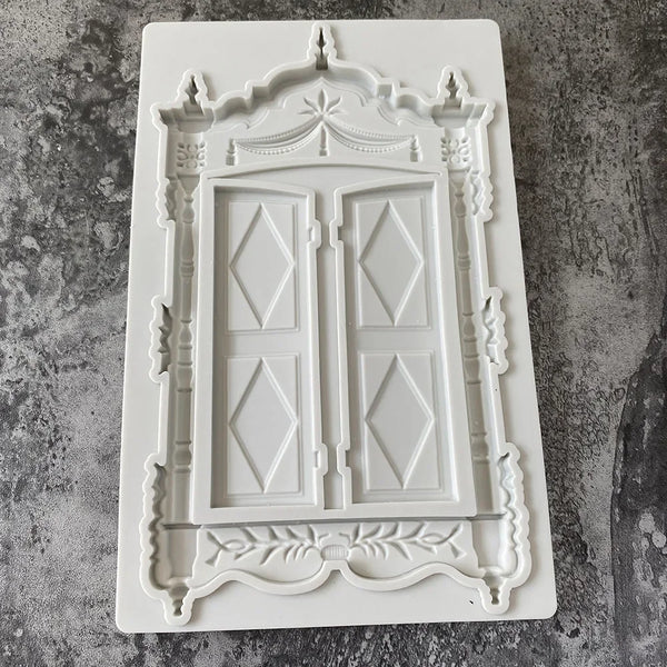 Silicone Large Door Vintage Epoxy Resin Mould - High Quality