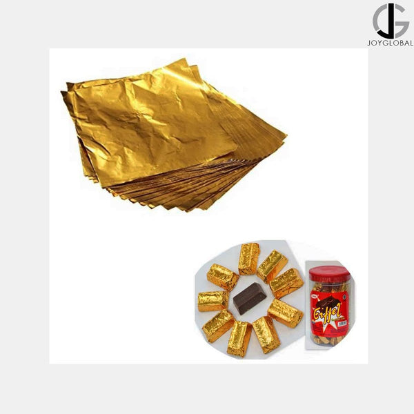 Aluminum Golden Chocolate Wrappers