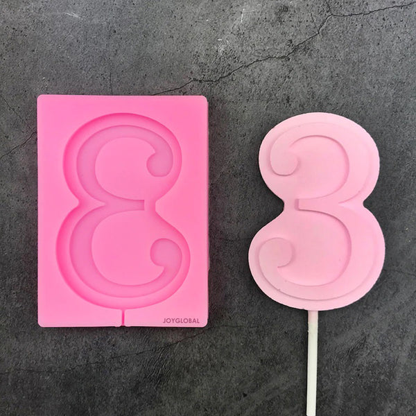 Silicone Three (3) Number Mould