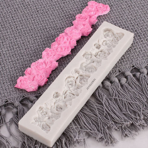 Silicone Rose Ruffles Mould