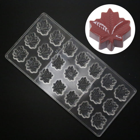 Polycarbonate Maple Leaf Professional Mould - 10 Grams