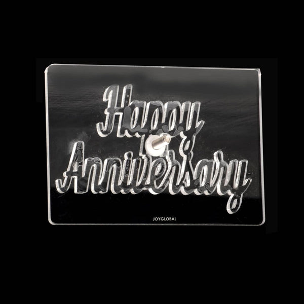 Acrylic “Happy Anniversary" Pattern Stamp