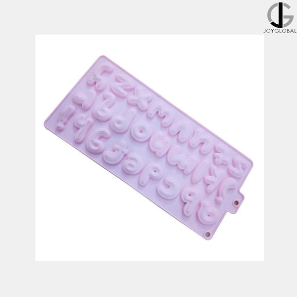 JoyGlobal Silicone Alphabet Letter Chocolate Mould