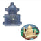 Cacao 3D Taj Mahal Plastic Chocolate Mould With Clips - 5 x 5 x 5 Inch