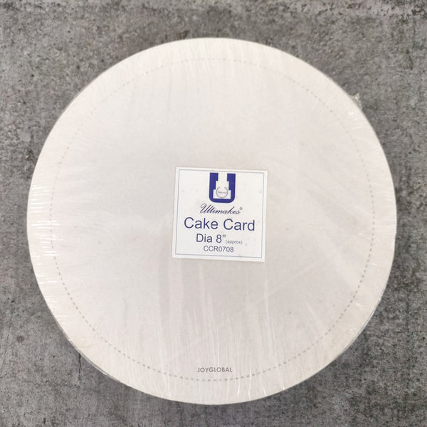 Ultimakes Round Cake Cards - 8 Inches