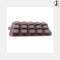 JoyGlobal Silicone 15 Cavity Square & Flower Shaped Chocolate Soap Mould