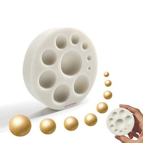 Silicone Half Sphere Mould - 10 Cavity