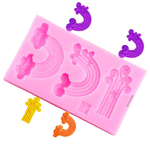 Silicone Rainbow And Cloud Mould
