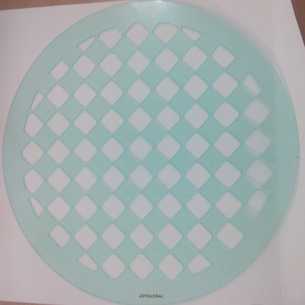 Checkerboard Pattern Acrylic Stencil with Stand