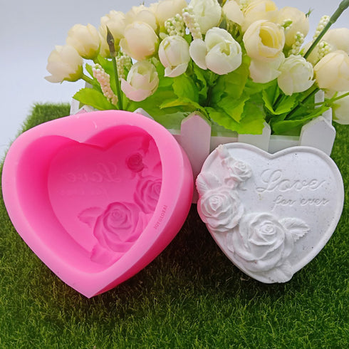 Silicone Heart Shape Love Forever Mould