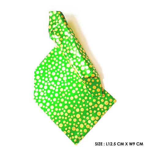 Polka Dot Pattern Chocolate Wrappers - Green