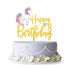 Unicorn Happy Birthday Cake Topper