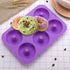 Silicone Donut Mould - 6 Cavity