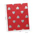 Printed Heart Red Chocolate Wrappers