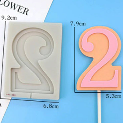 Silicone Two (2) Number Mould