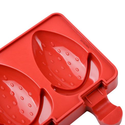 Silicone Strawberry Shape Popsicle Mould