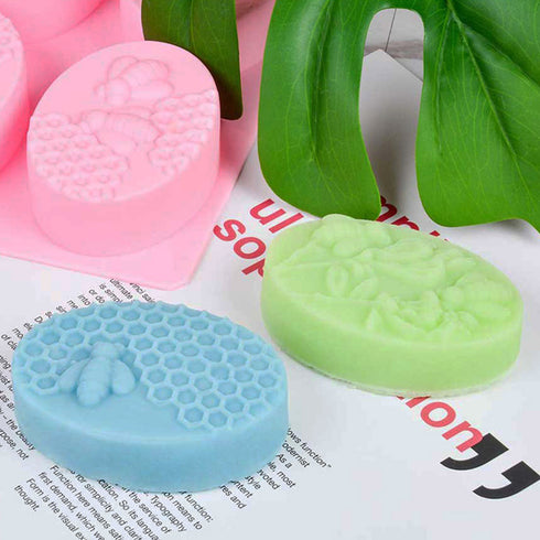 Silicone Oval Honeycomb Mould