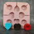 Silicone Round & Heart Lollipop Mould