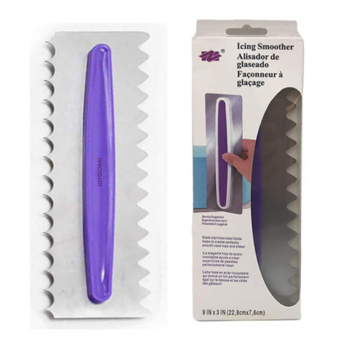 Stainless Steel Icing Smoother Comb - Design 5