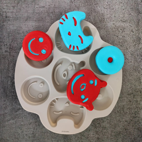 Silicone Kitty Cat Winnie the Pooh Smiley Donut Mould