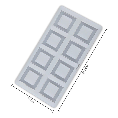 Silicone Curved Square Garnishing Mould