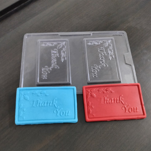 Cacao Thank You PVC Mould - 65 Grams