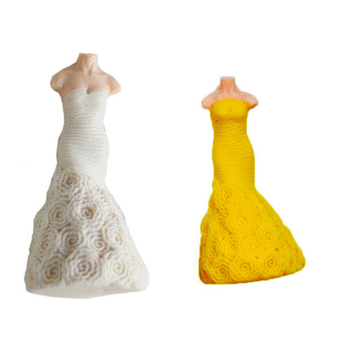 Silicone 3D Lady Dress Mould