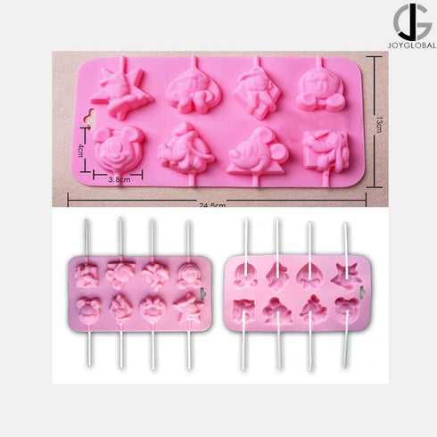 Silicone Cartoon Character Lollipop Mould