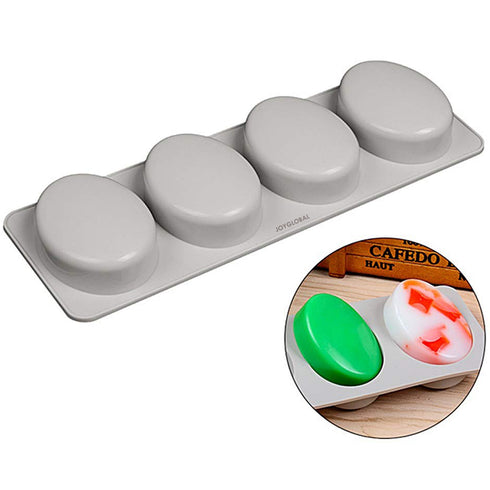 Silicone Oval Shape Mould - 50 Grams