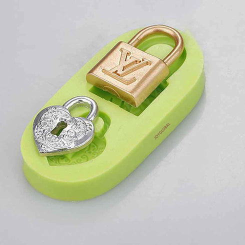 Kitchen, Baking Louis Vuitton Lock And Heart Silicone Mold