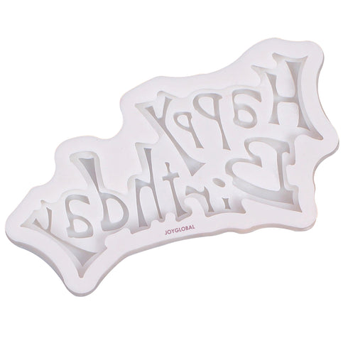 Silicone Groovy Happy Birthday Mould