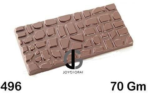 JoyGlobal 3 Cavity Chocolate Bar PVC Chocolate Mould - 70 Grams