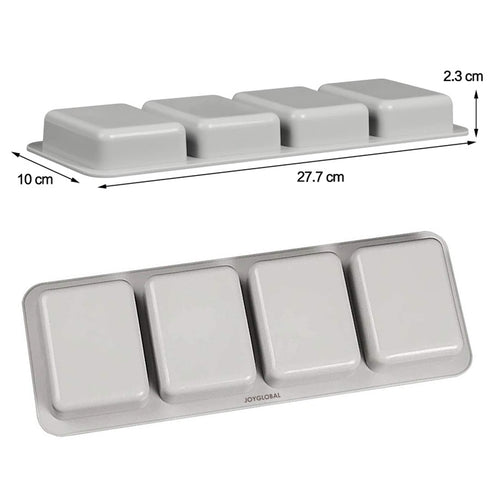 Silicone Rectangle Mould - 90 Grams