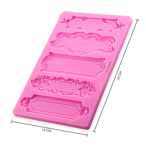 Silicone Name Frame Mould