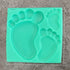 Silicone Human Feet Mould - 3 Cavity