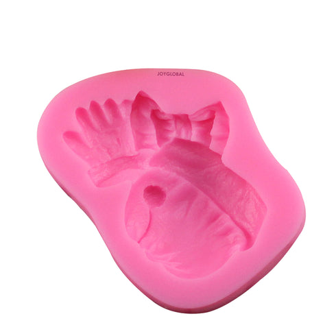 Silicone Baby Gloves Hat Bows Mould
