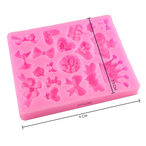 Silicone Bows Crown Mould - 19 Cavity