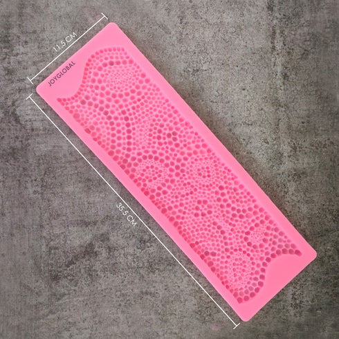 Silicone Ornate Pearl Mat for Cake Decoration