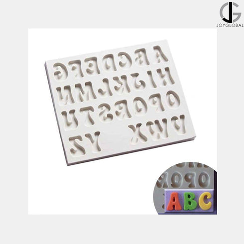 Silicone Groovy Alphabet Mould