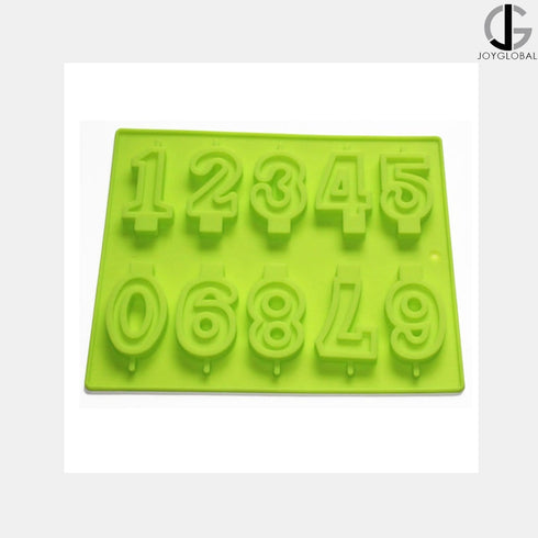 Silicone Numbers (0-9) Candle Mould