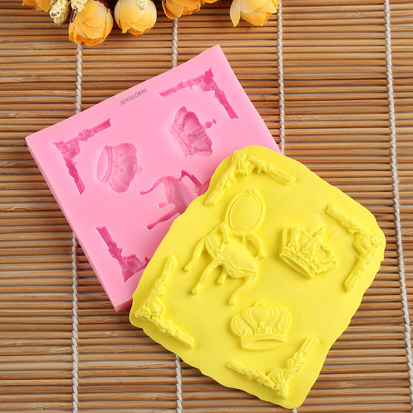 Silicone Crown King Chair Mould