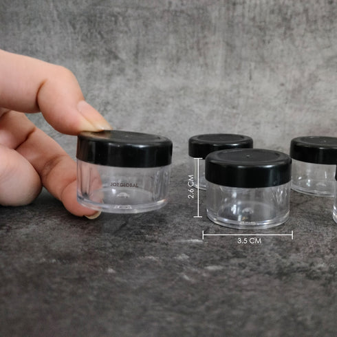15 Grams Round Lip Balm Jar - 5 Pieces