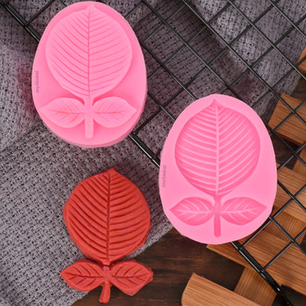 Silicone Leaf Impression Mould - 3D Effect