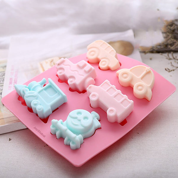 Silicone Car Train Jeep bus Mould - 40 Grams