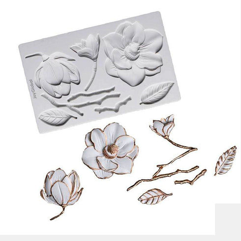 Silicone Leaves & Flowers Mould