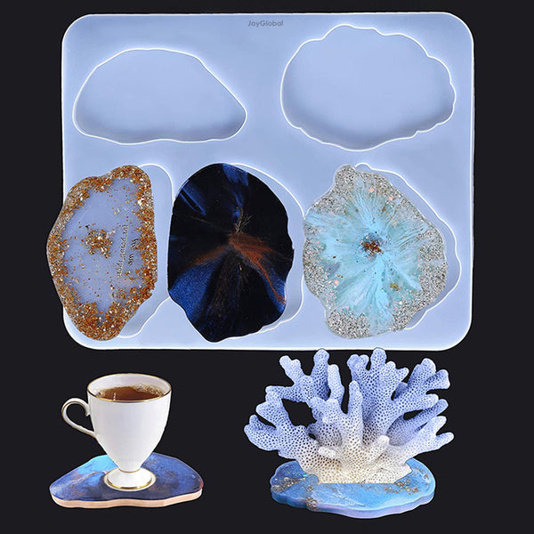 Silicone Mixed Coaster Resin Mould